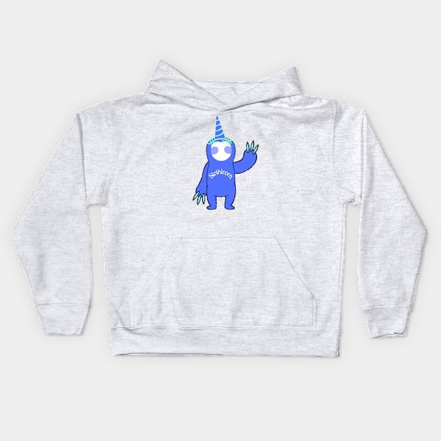 The Slothicorn ! Kids Hoodie by Mey Designs